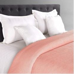 Одеяло шалте 2 в 1 на вафлички Pousada Peach 160/230