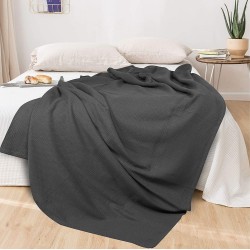 Одеяло шалте 2 в 1 на вафлички Pousada Gray 210/230 Одеяло шалте 2 в 1 на вафлички Pousada Gray 210/230