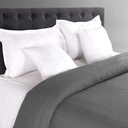Одеяло шалте 2 в 1 на вафлички Pousada Gray 210/230 Одеяло шалте 2 в 1 на вафлички Pousada Gray 210/230