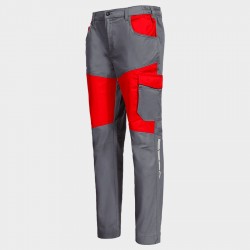 Мъжки работен панталон EOS STRETCH RED/GREY  
