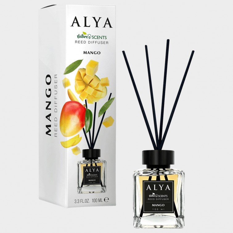 Дифузер с пръчици за стая ALYA REED DIF Mango Дифузер с пръчици за стая ALYA REED DIF Mango