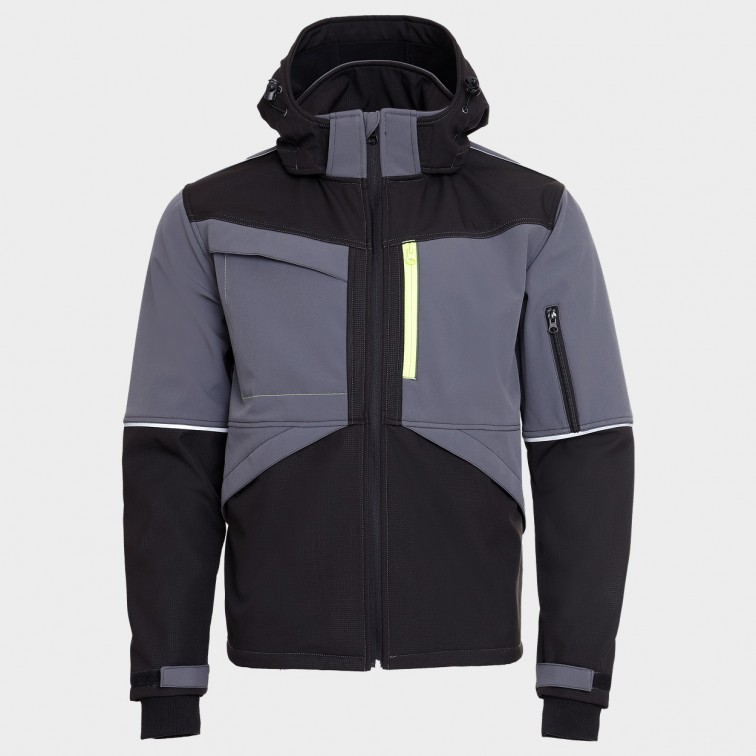 Софтшел яке PRISMA SOFTSHELL 2.0 - черно и сиво
