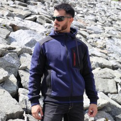 Удобен работен суитшърт REVOLT 2.0 DARK BLUE/BLACK