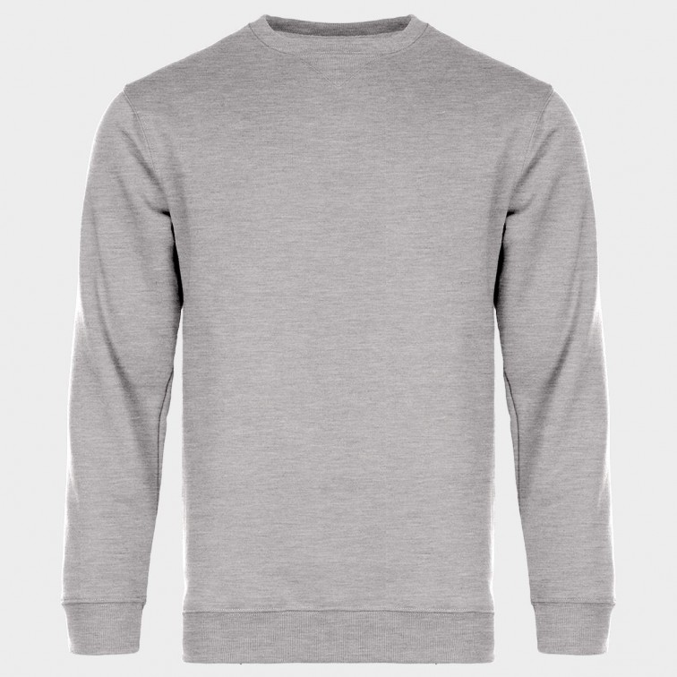 Мъжка блуза с дълъг ръкав REMO GREY MELANGE (TOURS)