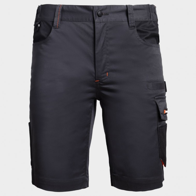 Работни къси панталони Kastor Stretch GREY/ORANGE