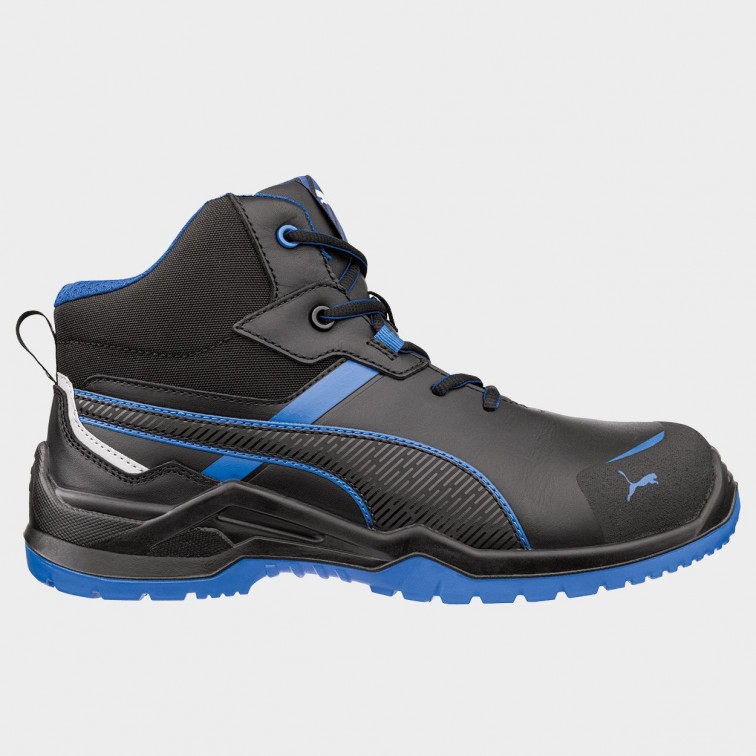 Високи работни обувки PUMA KRYPTON MID S3S ESD FO SR BLUE