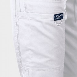 Медицински панталон CHEROKEE MR TAPERED WHITE WWE105 - Дамски