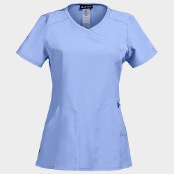 Медицинска туника CHEROKEE WRAP LIGHT BLUE CKE2625A