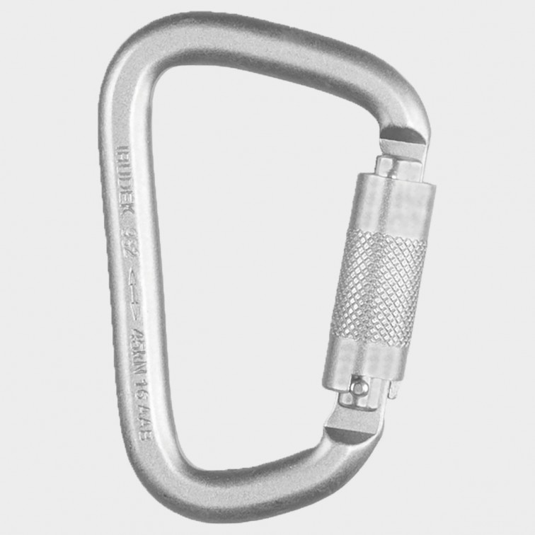Стоманена карабина IRUDEK STEELSAFE 982 (2025) с twist lock Стоманена карабина IRUDEK STEELSAFE 982 (2025) с twist lock