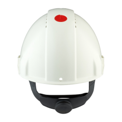Бяла вентилирана каска 3M G3000 