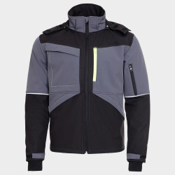 Софтшел яке PRISMA SOFTSHELL 2.0 - черно и сиво