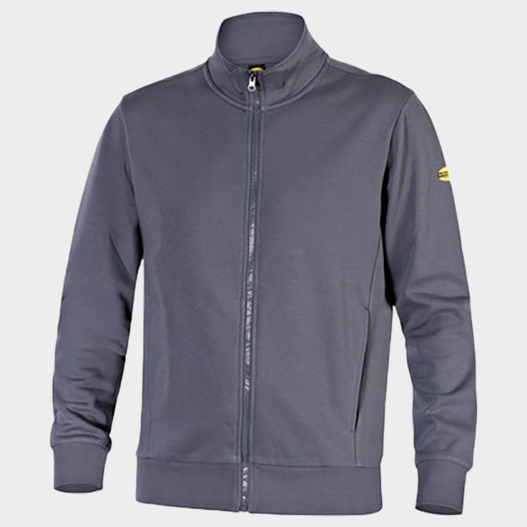 Суитшърт DIADORA FZ SMART 2.0 STEEL GREY