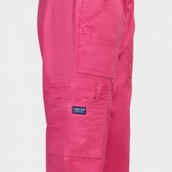 Дамски медицински панталон CHEROKEE MR CARGO PINK WWE4005