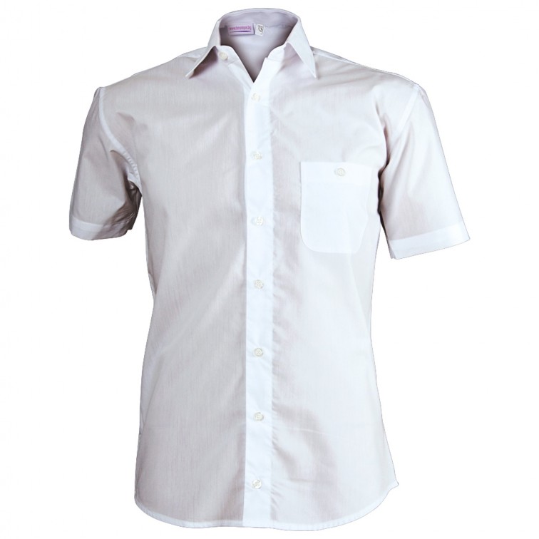Бяла мъжка риза CAMISA