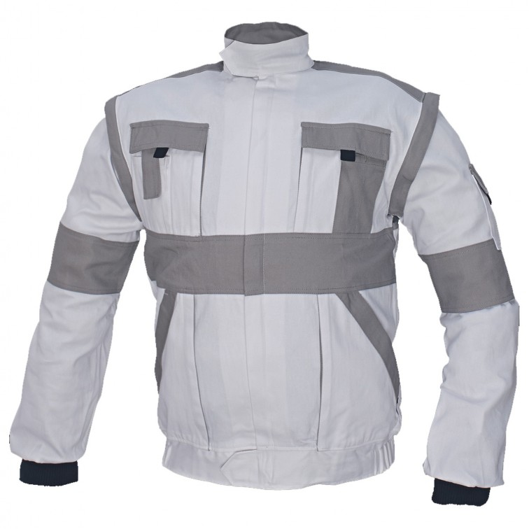 Мъжко работно яке MAX WHITE/GREY