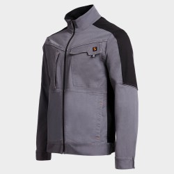 Мъжко работно яке MELBOURNE STRETCH GREY/BLACK