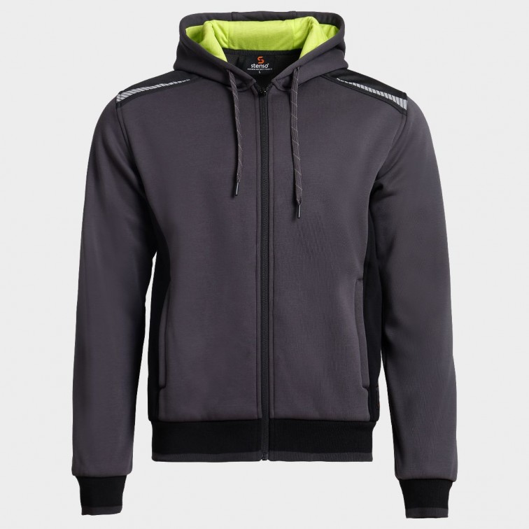 Работен суитшърт PRISMA 2.0 GRAY/GREEN