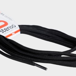 Здрави връзки за обувки STENSO BLACK 120см