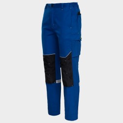 Мъжки работен панталон MELBOURNE STRETCH NAVY BLUE/BLACK