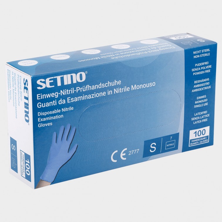 Еднократни ръкавици SETINO NITRILE - виолетови