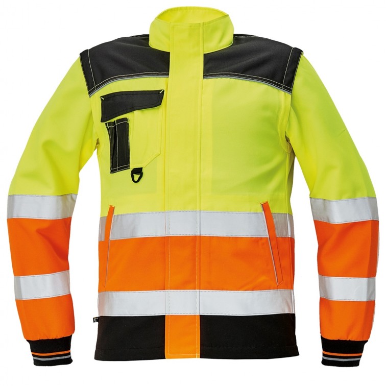 Сигнално мъжко яке KNOXFIELD HV YELLOW/ORANGE