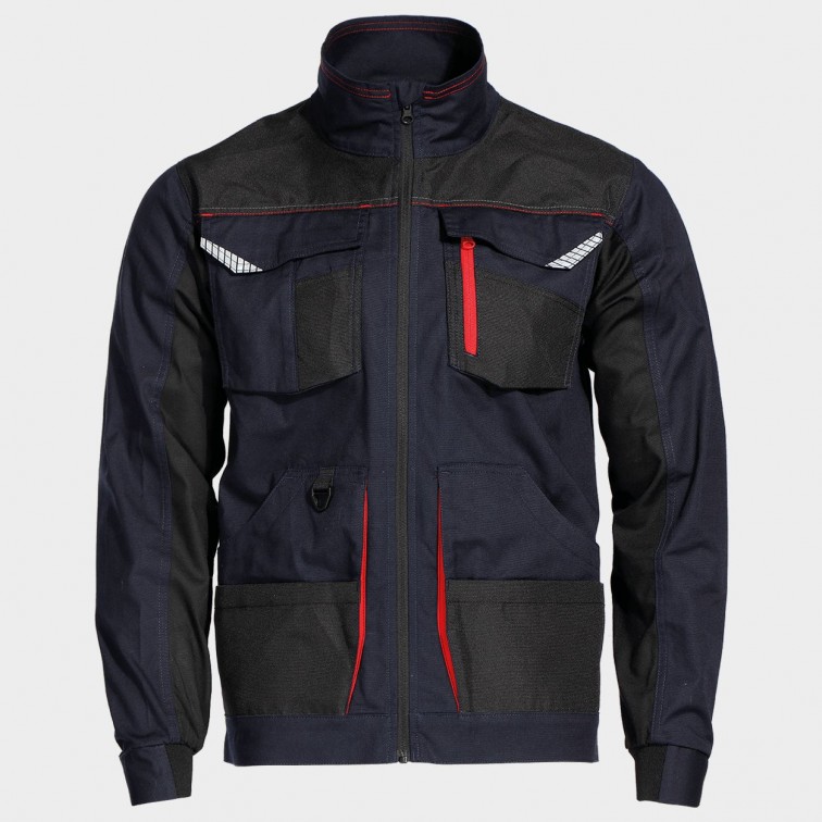 Мъжко работно яке KASTOR STRETCH DARK BLUE/RED