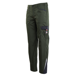 Работен мъжки панталон PRISMA SUMMER OLIVE/BLACK