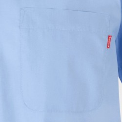 Мъжка риза VELILLA LIGHT BLUE - къс ръкав