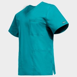 Унисекс медицинска туника CHEROKEE V-NECK LIGHT PETROL WWE4725