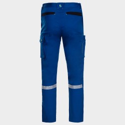 Мъжки работен панталон MELBOURNE STRETCH NAVY BLUE/BLACK