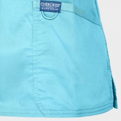Медицинска туника CHEROKEE WRAP TURQUOISE WWE610 - Дамска