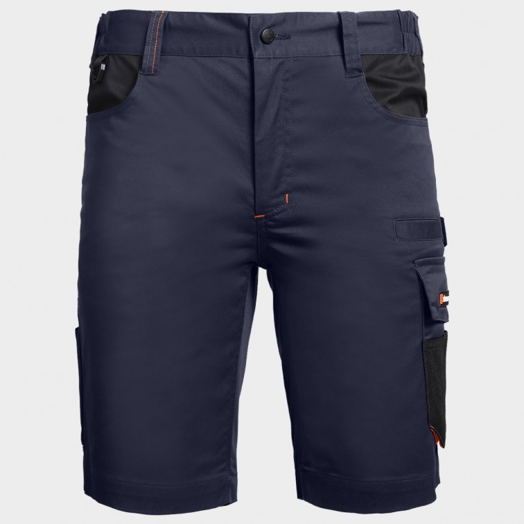 Работни къси панталони Kastor Stretch DARK BLUE/BLACK