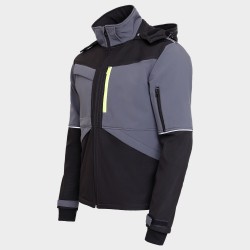 Софтшел яке PRISMA SOFTSHELL 2.0 - черно и сиво