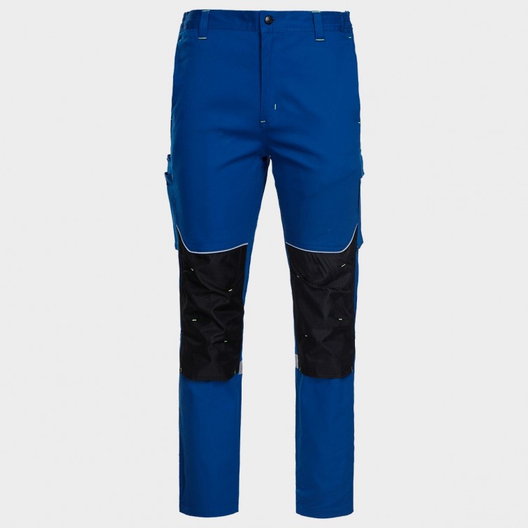 Мъжки работен панталон MELBOURNE STRETCH NAVY BLUE/BLACK