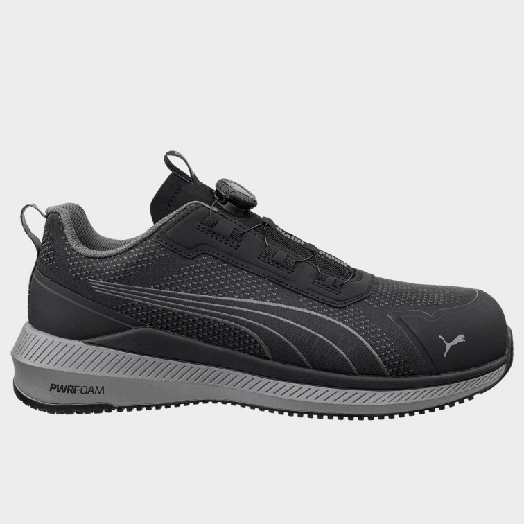 Спортни работни обувки PUMA SLIDE BLACK DISC LOW S1PS ESD FO HRO SR