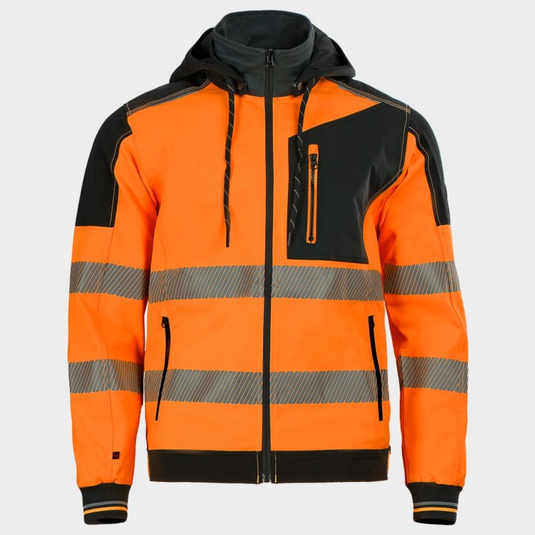 Работно мъжко яке REVOLT HV 4STRETCH ORANGE