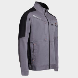 Мъжко работно яке MELBOURNE STRETCH GREY/BLACK