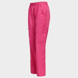 Дамски медицински панталон CHEROKEE MR CARGO PINK WWE4005