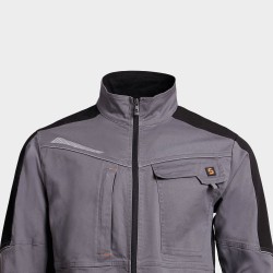 Мъжко работно яке MELBOURNE STRETCH GREY/BLACK