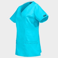 Медицинска дамска туника CHEROKEE WRAP TURQUOISE WWE4728