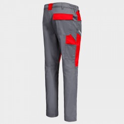 Мъжки работен панталон EOS STRETCH RED/GREY  