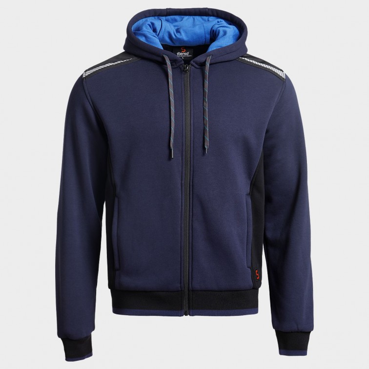 Работен суитшърт PRISMA 2.0 NAVY/ROYAL BLUE