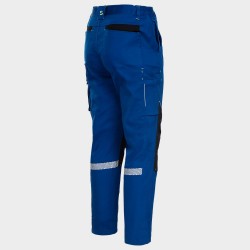Мъжки работен панталон MELBOURNE STRETCH NAVY BLUE/BLACK