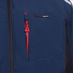 Зимно работно яке Револт SOFTSHELL - тъмносиньо и черно
