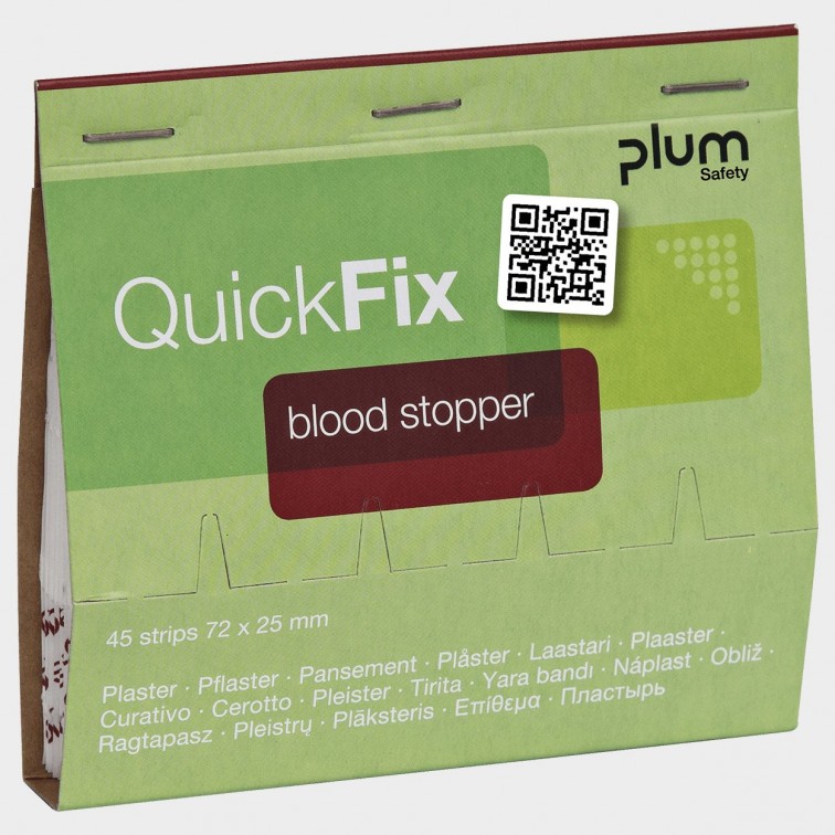Удобни кръвоспиращи пластири PLUM QUICKFIX REFILL 