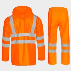 Комплект яке с панталон STORMER HV ORANGE
