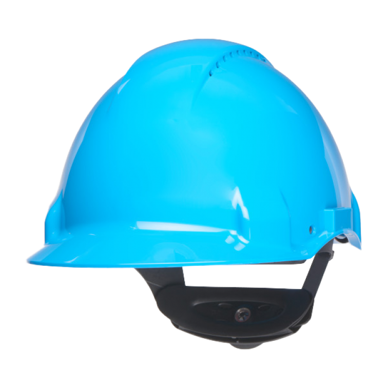 Синя защитна каска 3M G3000 