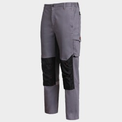 Мъжки работен панталон MELBOURNE STRETCH GREY/BLACK
