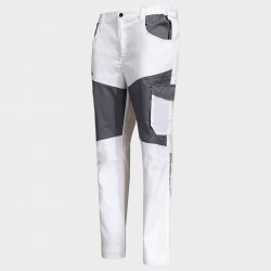 Мъжки работен панталон EOS STRETCH WHITE/GREY 