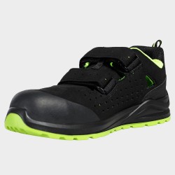 Удобни работни сандали JETT S1PS ESD BLACK/GREEN